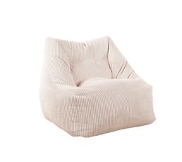 Fauteuil pouf 65x60x65 cm NOE Beige